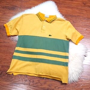 Vintage Izod Distressed Collared Shirt